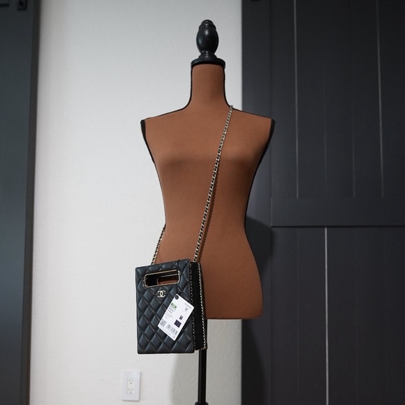 Chanel Caviar Quilted Evening Box Bag Black - Picture 1 of 9